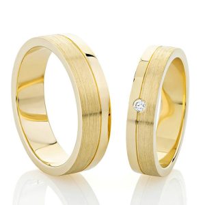 Western Wedding Rings for Couples - Stainless Steel Jewelry