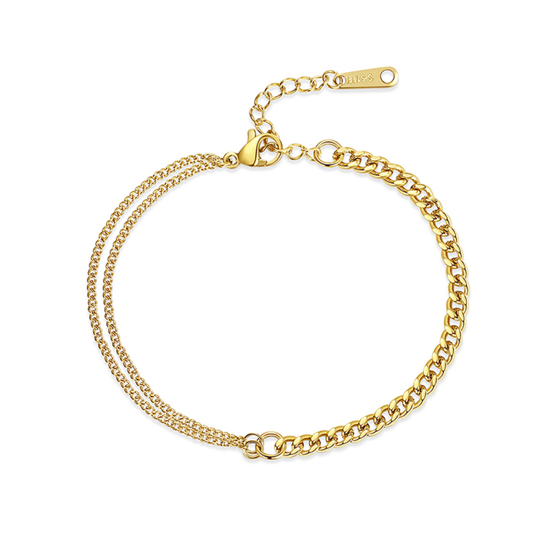 Gold Chain Bracelet for Women - Stainless Steel Jewelry