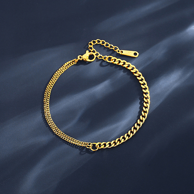 Gold Chain Bracelet for Women - Stainless Steel Jewelry - Image 3