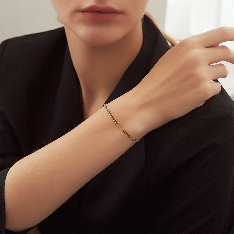 Gold Chain Bracelet for Women - Stainless Steel Jewelry - Image 4