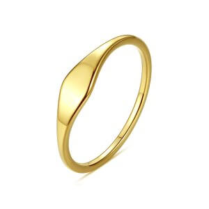 Slim Stackable Rings - Gold Plated Minimalist Jewelry