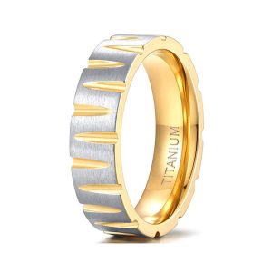Wholesale Gold Titanium Rings - Unique Wedding Bands