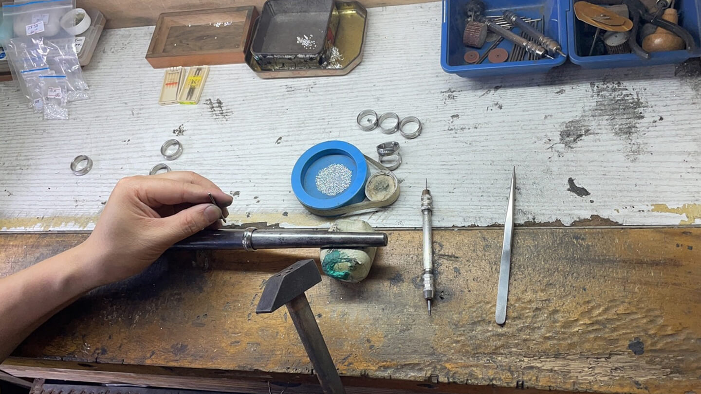 Stone Setting on the rings