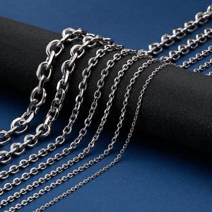 Stainless Steel Rolo Chain - DIY Jewelry Making Supplies